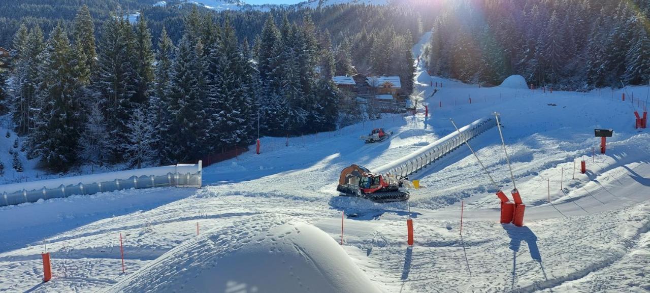40M2 - Ski Aux Pieds - La Tania - Parking Couvert 외부 사진