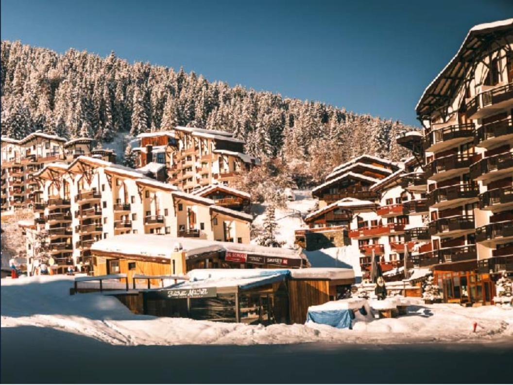 40M2 - Ski Aux Pieds - La Tania - Parking Couvert 외부 사진