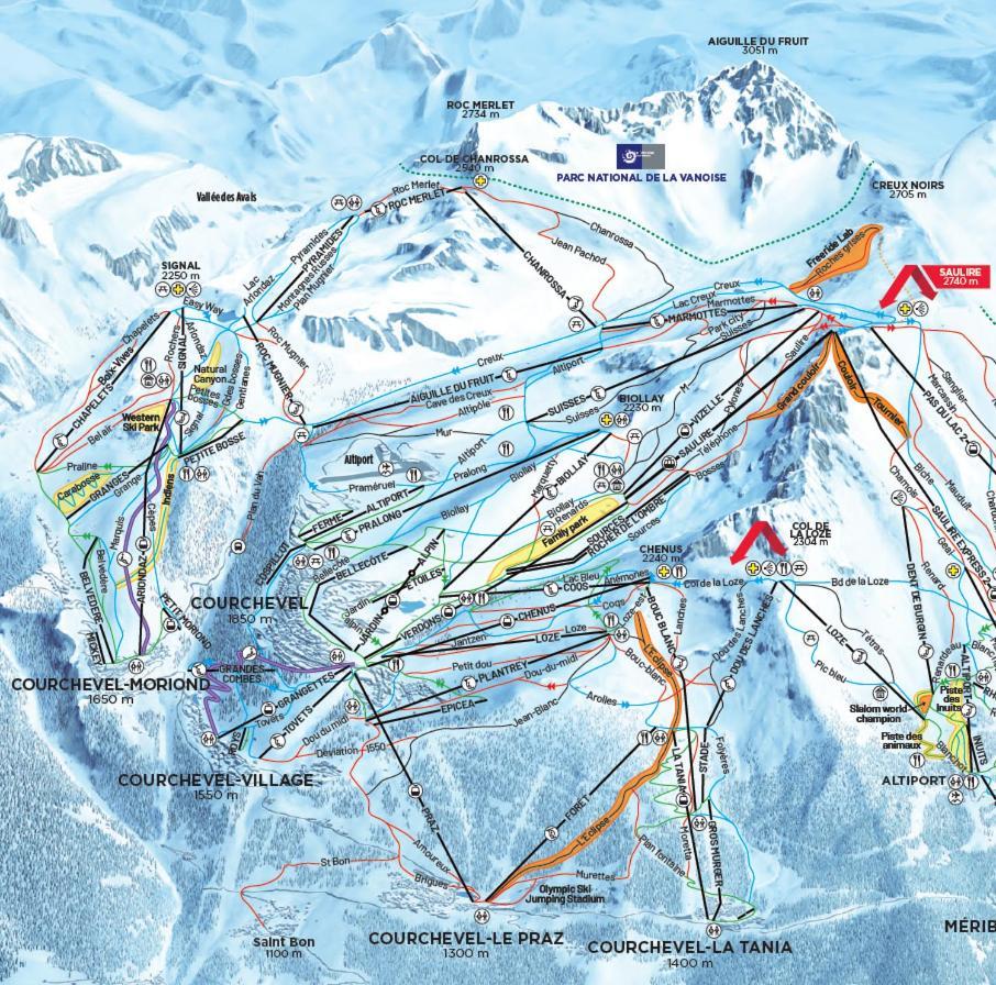 40M2 - Ski Aux Pieds - La Tania - Parking Couvert 외부 사진